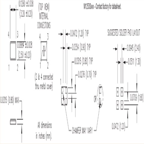 M12532DG12 19.200000,MtronPTI仪器设备晶振,3225mm,19.2MHz