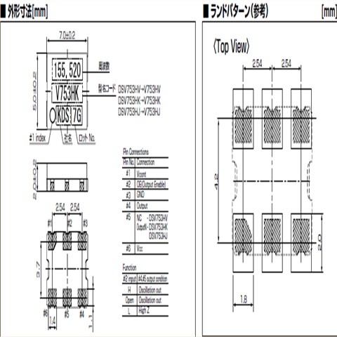 KDS晶振,DSV753HV晶振,OSC振荡器