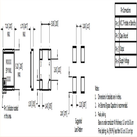 MIH305048AH-100.000MHZ,Mmdcomp进口晶振,7050mm石英晶体