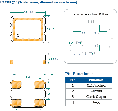 FKQ-1.8V 3.2_2.5 CMOS