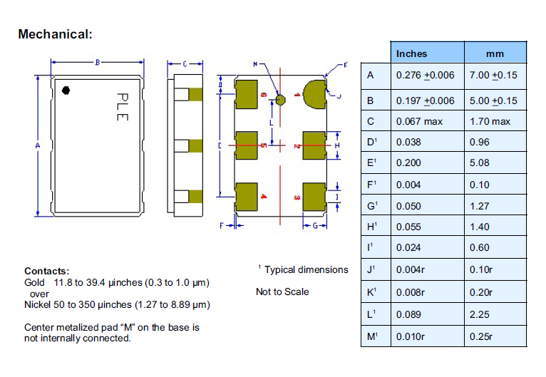 lv99d 3.3v 7050 LVDS