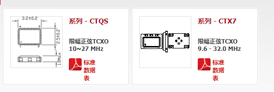 Cardinal晶振,温补晶振,CTX7晶振,低频石英晶振