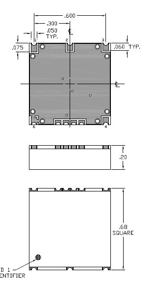 t1241 17.27 x 17.27 TCXO