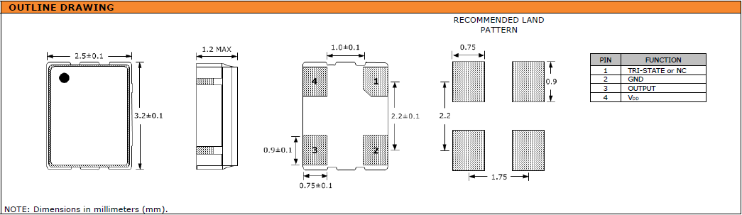 SUNTSU晶振,32.768K有源晶振,SXO32C晶振,时钟晶体振荡器