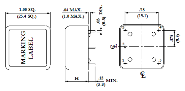 ocxo_ox8000 25.4 x 25.4 VCO